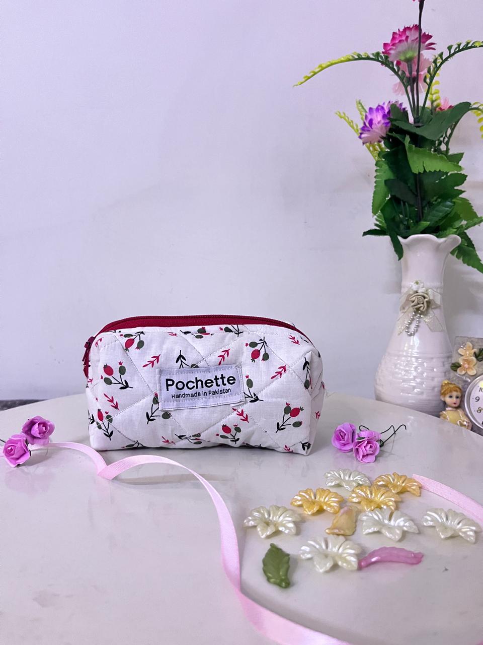 Floral beauty case