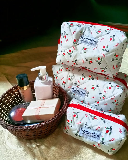 Floral beauty case