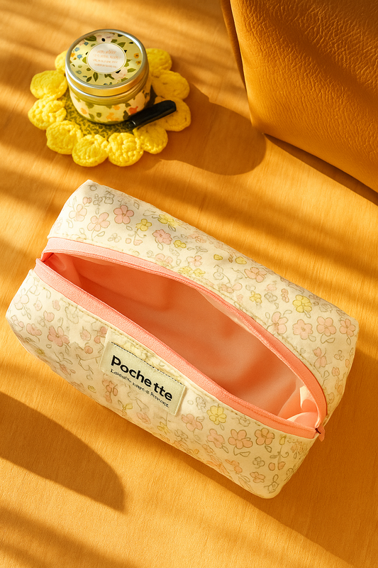 Sylvie Beauty Case | Quilted Makeup & Skincare Storage Case - Pochette