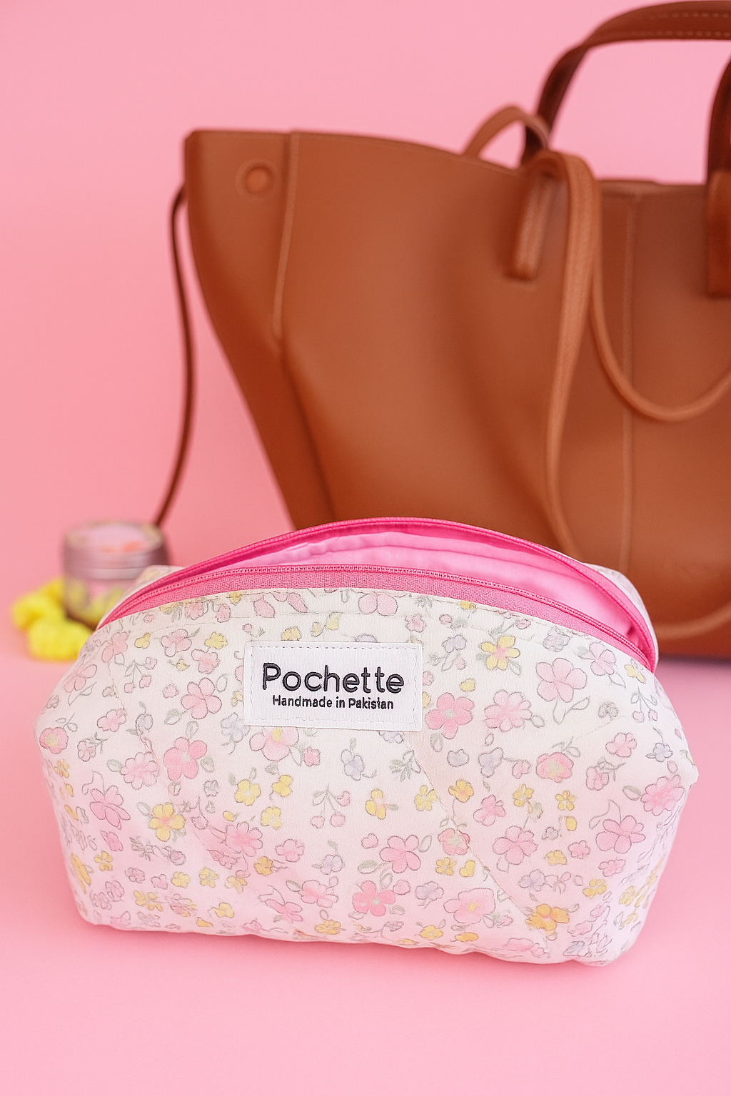 Sylvie Beauty Case | Quilted Makeup & Skincare Storage Case - Pochette