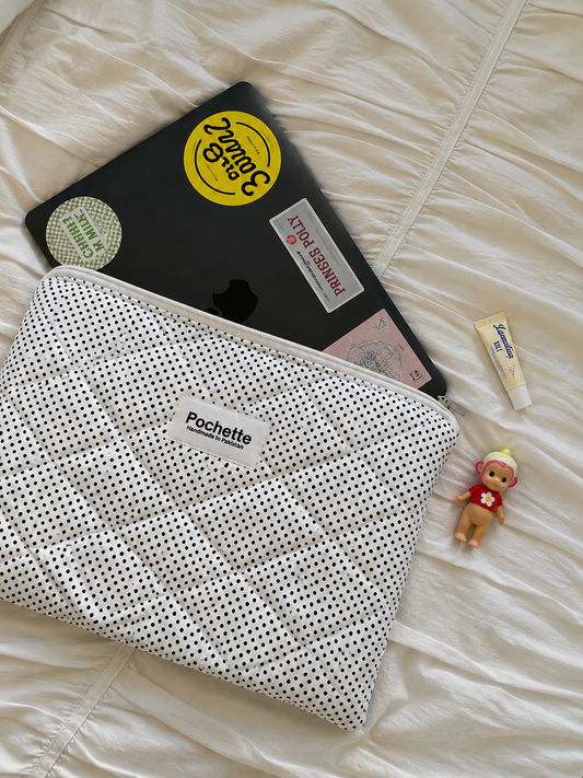 Polka Dot Laptop Sleeve