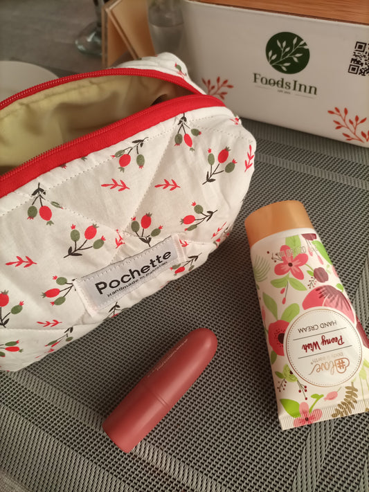 Floral beauty case