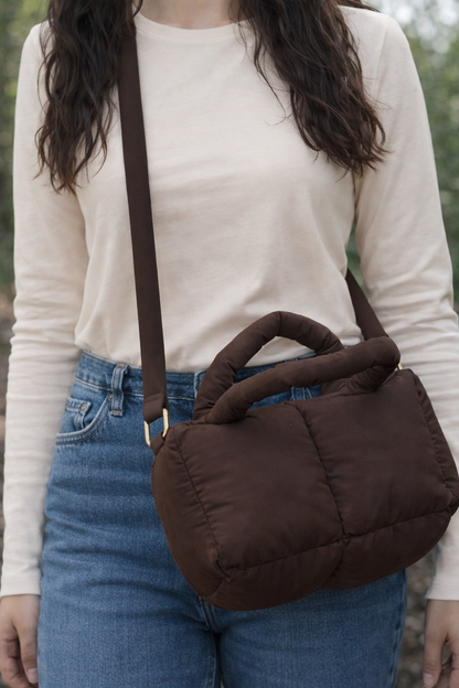 Puffer Quilted Crossbody Bag