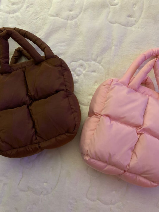 Handmade Quilted Puffer bag